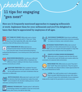 11 Tips for engaging gen next