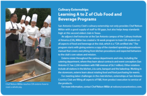 Club food beverage programs