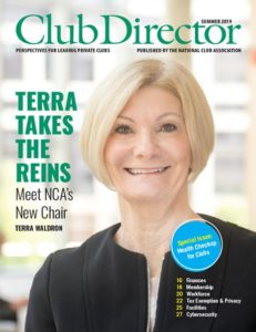 Club Director Summer 2019: Terra Takes the Reins