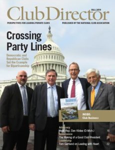 Club Director Fall 2019: Crossing Party Lines